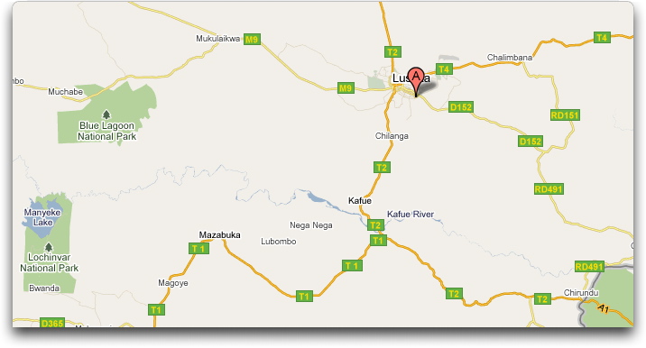 Map Of Zambia Africa. Visit the map of Zambia and